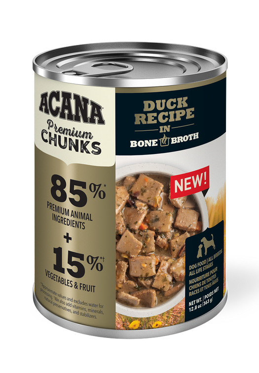 Premium Chunks, Duck Recipe in Bone Broth